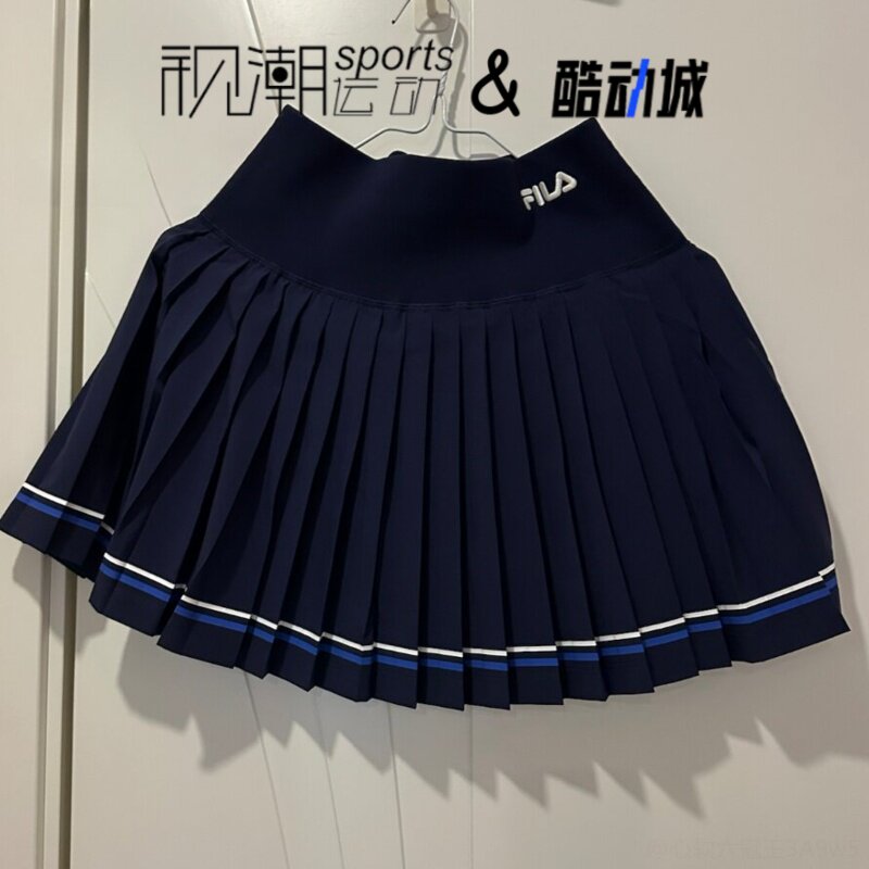 斐乐TENNIS星际蓝休闲运动网球裙