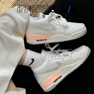 AJ312白色蛇年限定复古篮球鞋