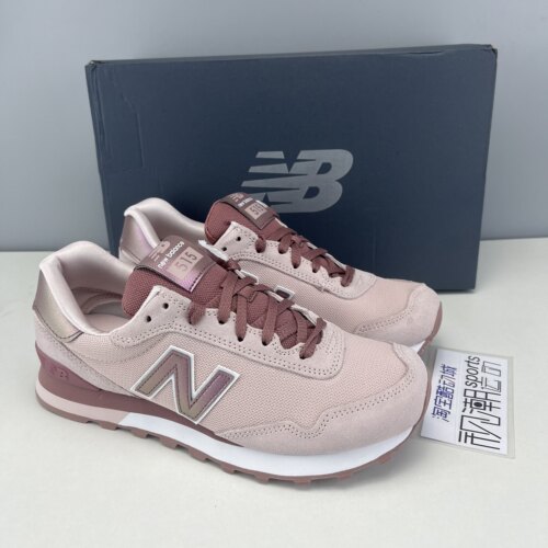 NB515贝桃粉复古增高轻便运动鞋