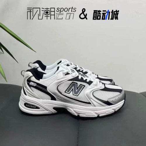 NB530白色潮流透气百搭休闲鞋