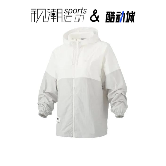 NB灰色女子薄款梭织夹克外套