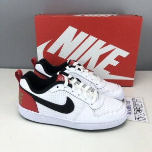 DD8495 Nike耐克Court 运动休闲板鞋 Low白红女小白鞋 106 Borough
