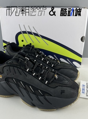 FILA斐乐ADE黑色男子舒适减震耐磨休闲运动跑步鞋T12M011108FDB