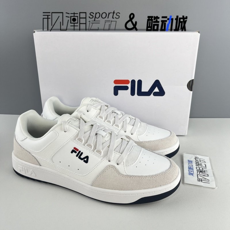FILA斐乐 圆盾 白色男舒适防滑耐磨运动休闲板鞋F12M342208FBW,运动鞋new,板鞋,淘宝优惠券,粉丝福利购,淘宝优惠卷