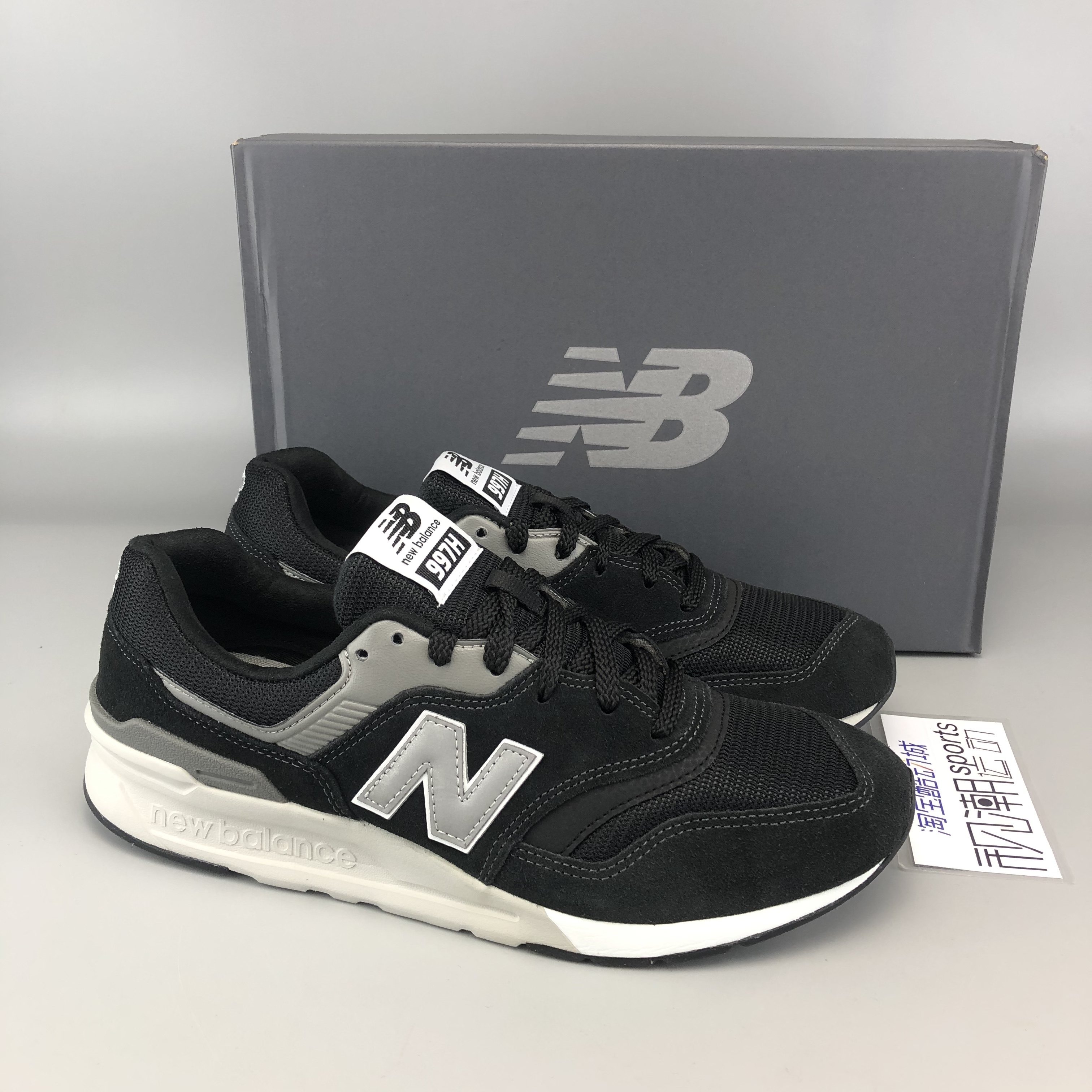 New Balance NB997系列黑白男女经典复古休闲运动跑步鞋 CM997HCC