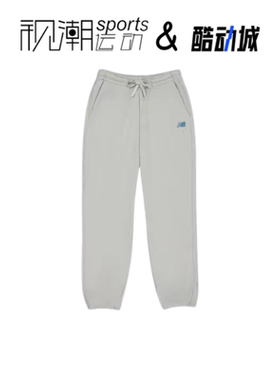 New Balance NB中灰色女子舒适透气运动休闲束脚长裤MLE43142-MGR