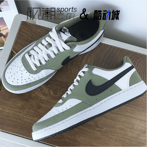 NikeCourtVision绿色休闲板鞋