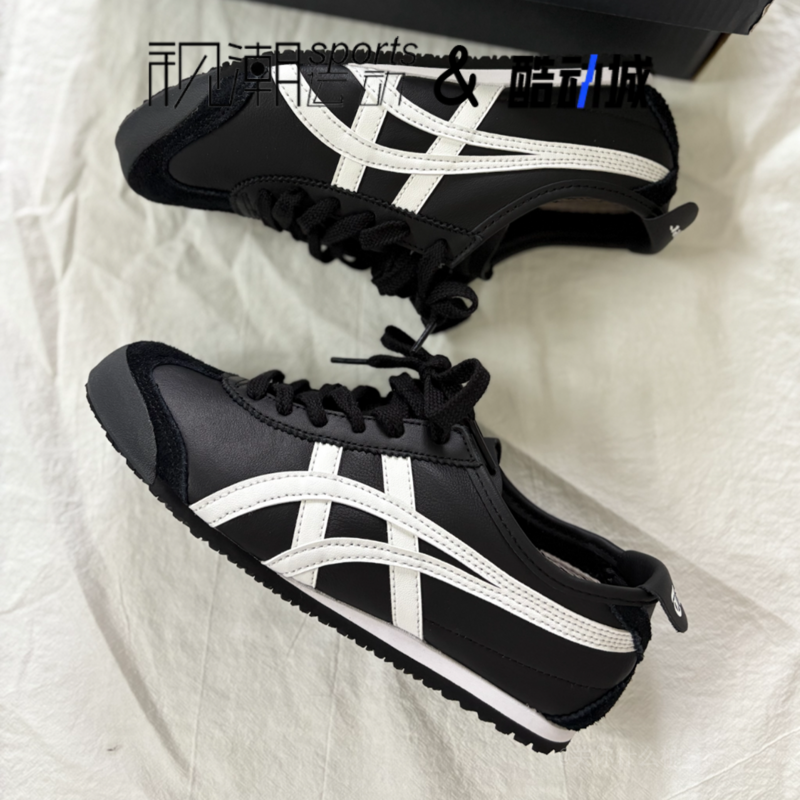 Onitsuka Tiger鬼塚虎MEXICO66黑白男女复古运动休闲鞋DL408-9001