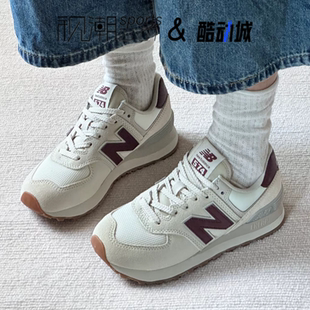 New Balance NB 574米白女子复古缓震透气运动休闲跑步鞋WL574RCF