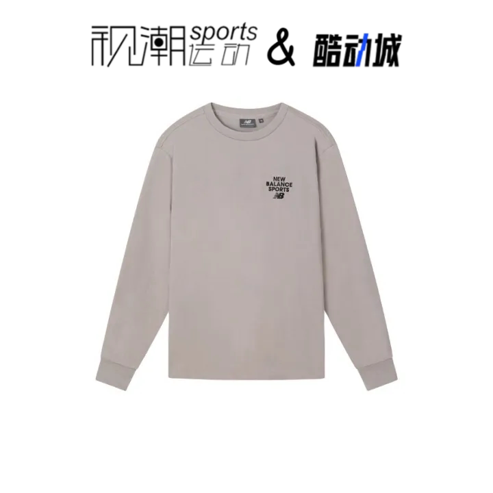 NB男女舒适圆领运动休闲长袖T恤