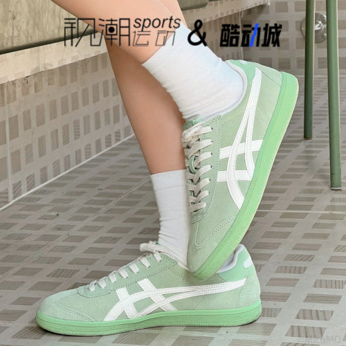 鬼塚虎tokuten浅绿休闲德训鞋