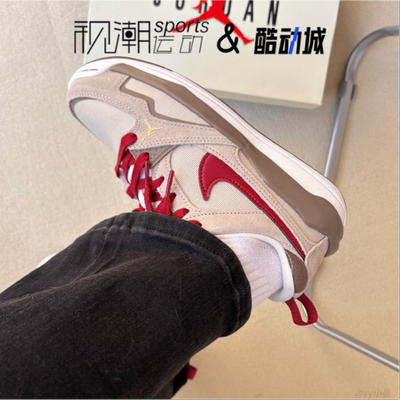 JordanCMFTEra白红耐磨篮球鞋