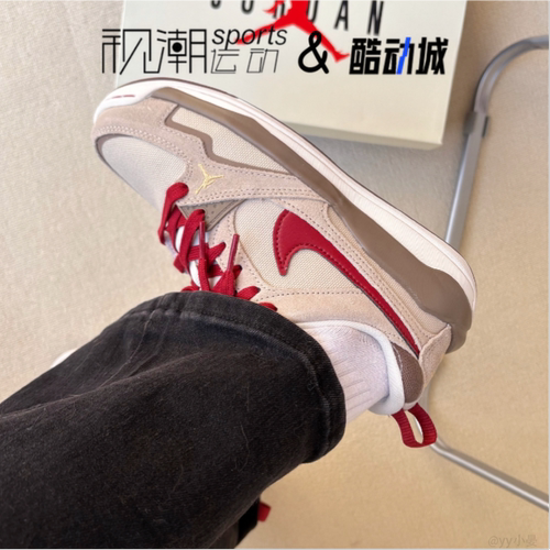 JordanCMFTEra白红耐磨篮球鞋