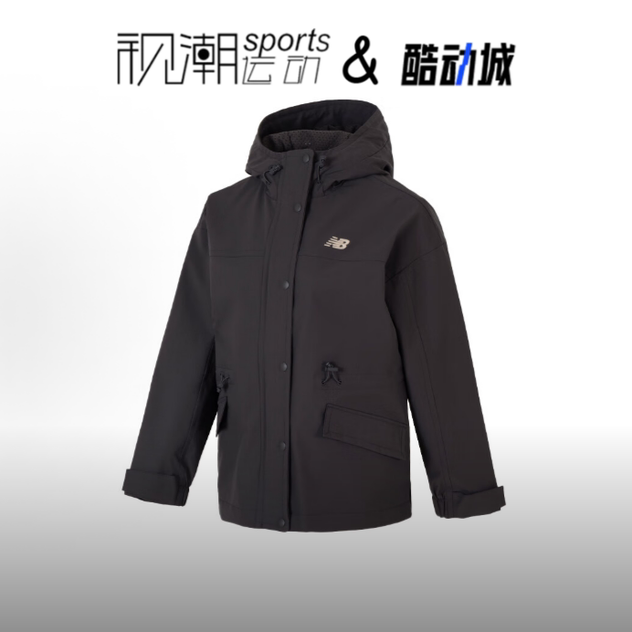 NB黑色夹克外套梭织防风舒适百搭