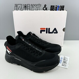FILA斐乐BOA MIND灵智鞋 黑色男减震透气跑步综训鞋A12M421803FBK