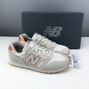 NewBalance WL373CD2 NB373灰金色女子复古舒适皮革运动休闲慢跑鞋