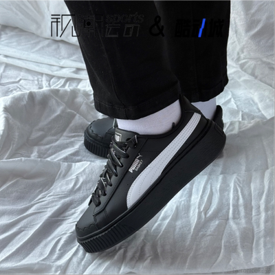彪马Platform黑色舒适休闲板鞋