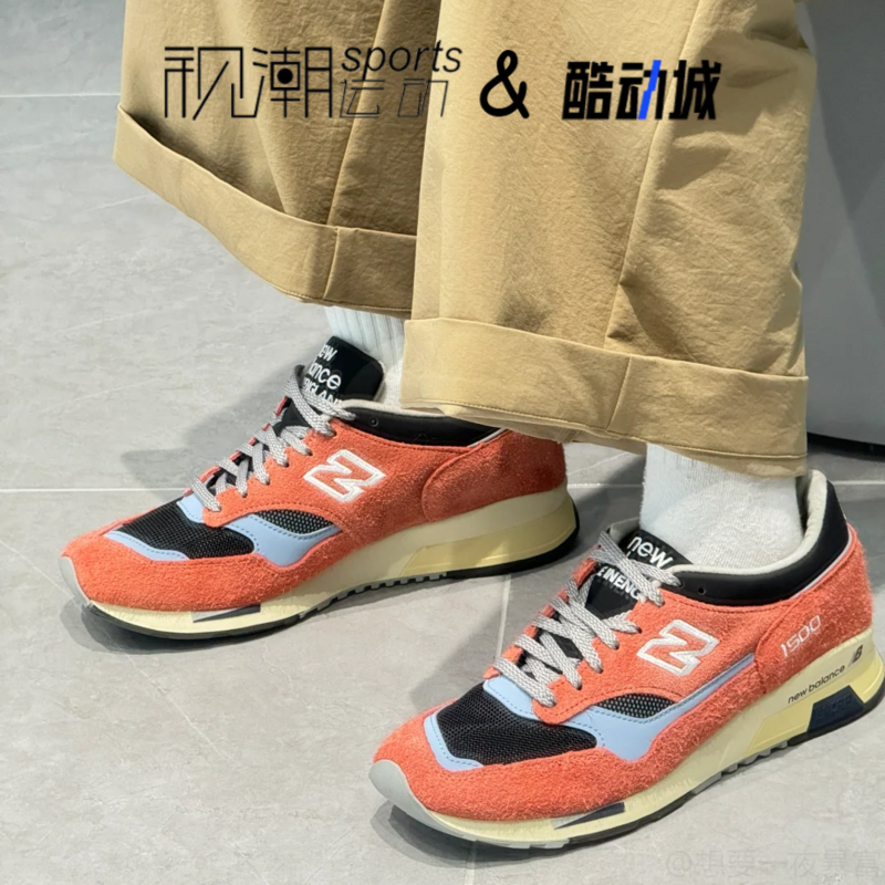 NB1500红黑减震跑步鞋运动休闲鞋