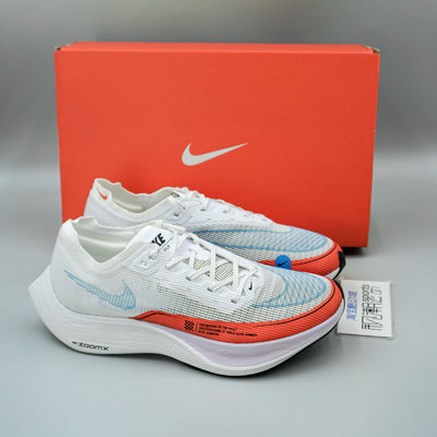 耐克VaporflyNext%2白红跑步鞋