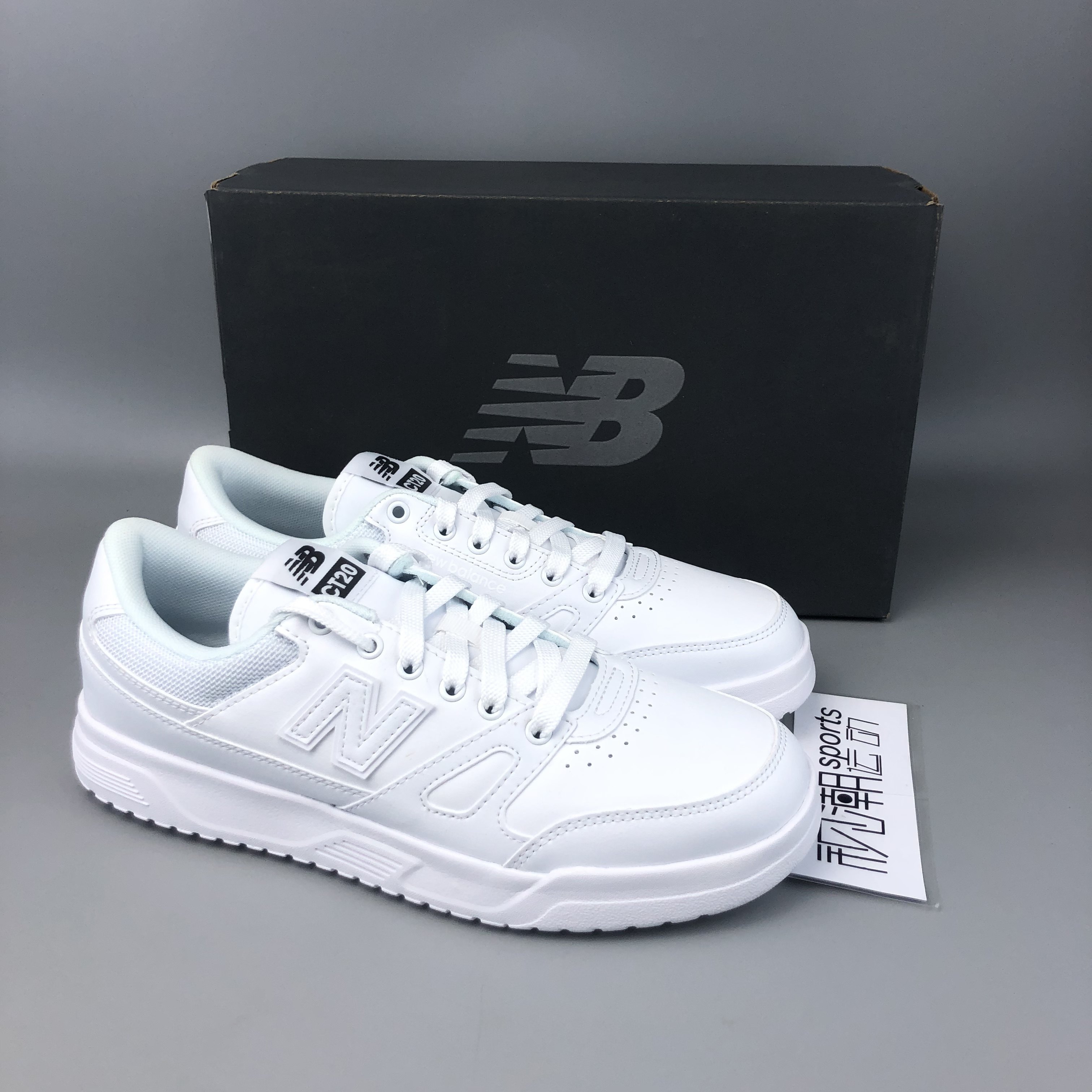 New Balance NB CT20纯白男女舒适轻便透气休闲板鞋小白鞋CT20LM1