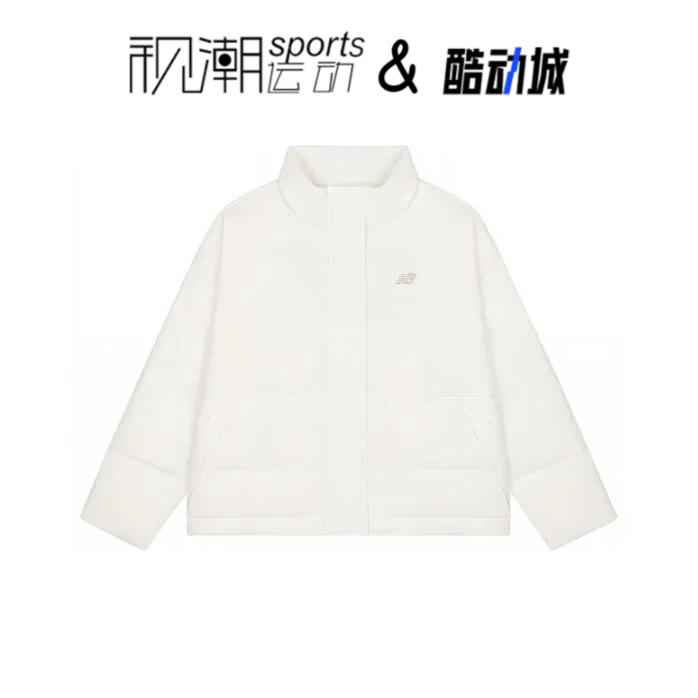 NB白色男女羽绒服外套立领保暖