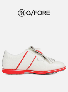 G/FORE 女鞋红色皮革厚底增高运动鞋 g4高尔夫鞋gfore