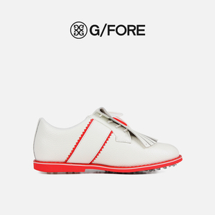 G/FORE 女鞋红色皮革厚底增高运动鞋 g4高尔夫鞋gfore