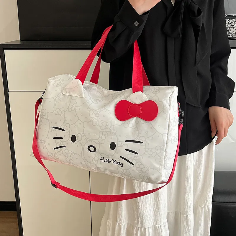 跨境HelloKitty斜挎旅行包卡通旅行袋单肩大容量凯蒂猫手提健身包,箱包皮具/热销女包/男包,旅行袋,淘宝优惠券,粉丝福利购,淘宝优惠卷