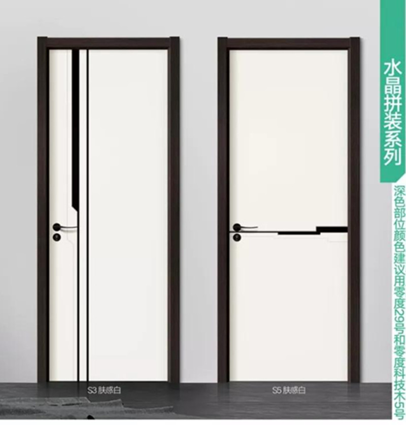 拼装门卧室门实木门生态烤漆木门实木复合门房间门现代简约门房门