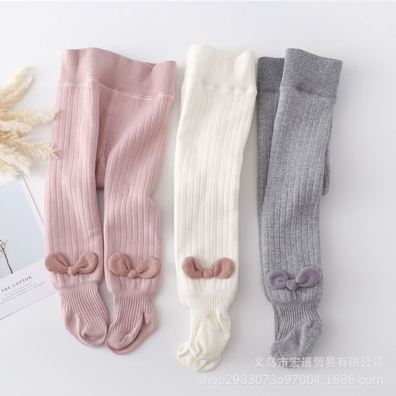儿童秋冬季加绒加厚连裤袜女宝宝