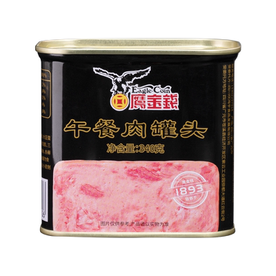 鹰金钱原味即食午餐肉罐头340克