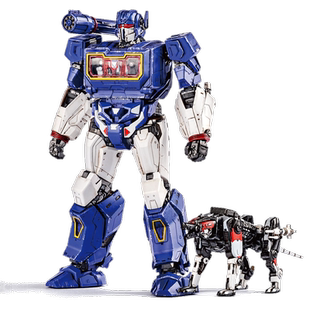 小号手变形金刚声波&机械狗大黄蜂外传免胶可动拼装模型08112