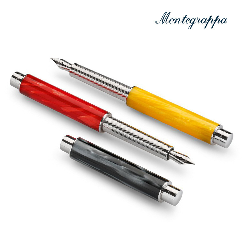 Montegrappa万特佳GNOMO小矮人限量钢笔送礼收藏纯银赛璐珞笔 18K