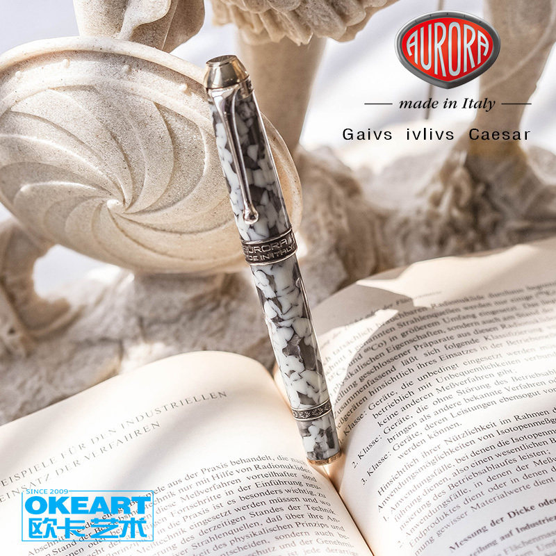 意大利 Aurora奥罗拉 GAIVS IVLIVS CAESAR 凯撒大帝  纯银 钢笔