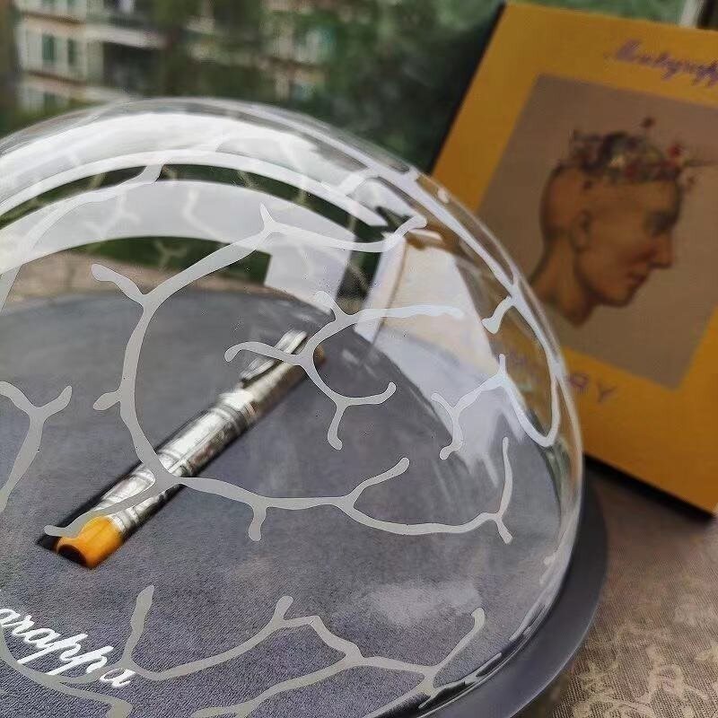 现货意大利Montegrappa大脑 /Memory记忆纯银活塞钢笔18K限量签字