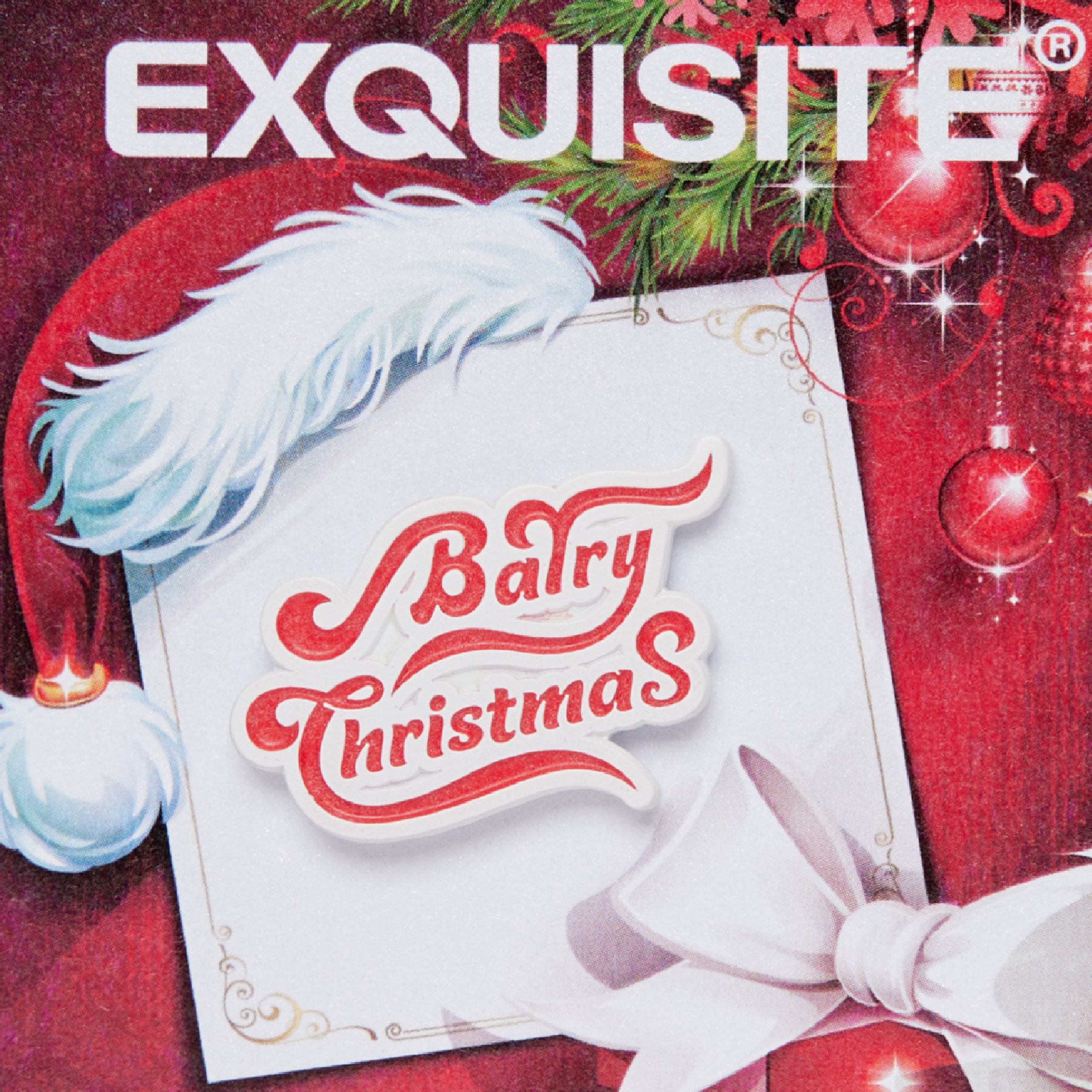 exquisite爱斯酷德国潮barry christmas圣诞巴瑞夜光襟章