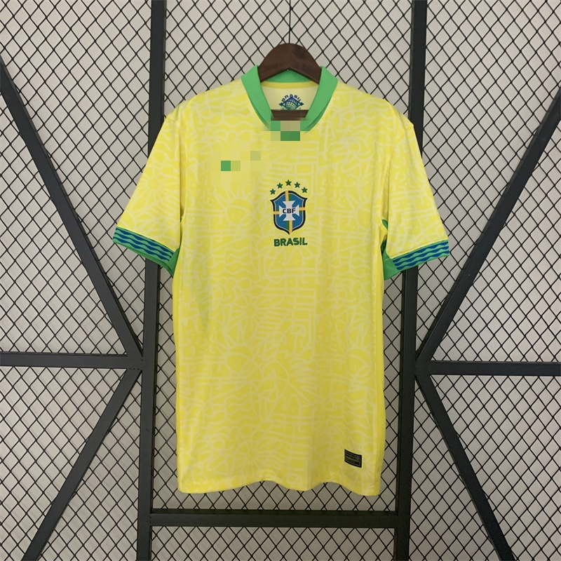 24-25 Fans version Brazil #10 NEYMAR JR home jersey