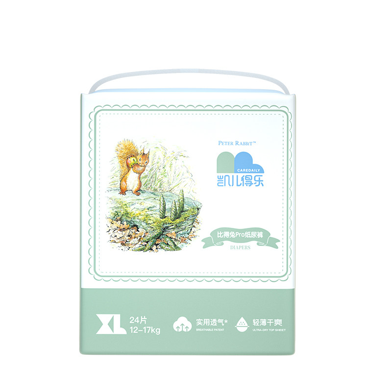 【单包】凯儿得乐比得兔婴儿拉拉裤彼得兔夏季超薄透气尿裤学步裤