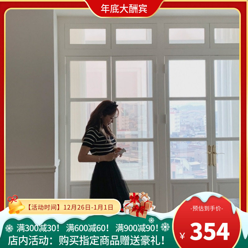 韩国女装THERE SHE IS长款连衣裙