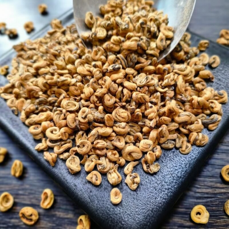 滇红茶金螺茶叶大金针野生红工夫金丝金芽