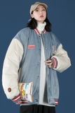 中性风棒球服女灯芯绒棉衣棉袄情侣装棉服冬季QT4029-M02，男装棉衣，电商A021