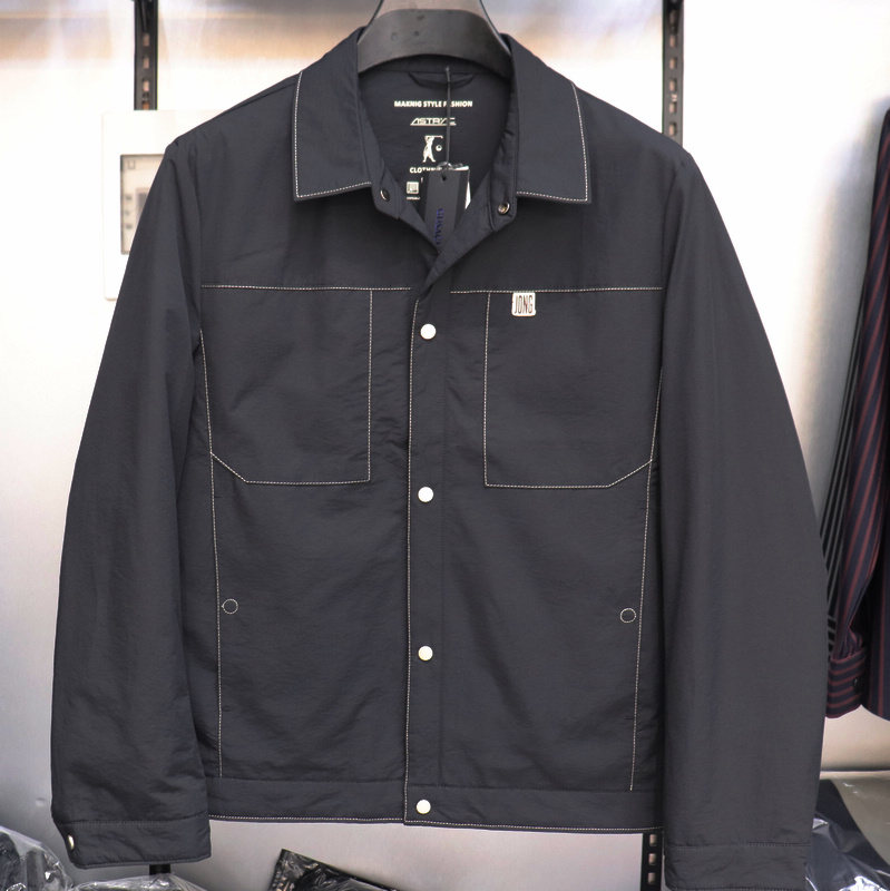 2025冬季新款古萨驰男装休闲男士商务简约翻领轻便款羽绒服25651