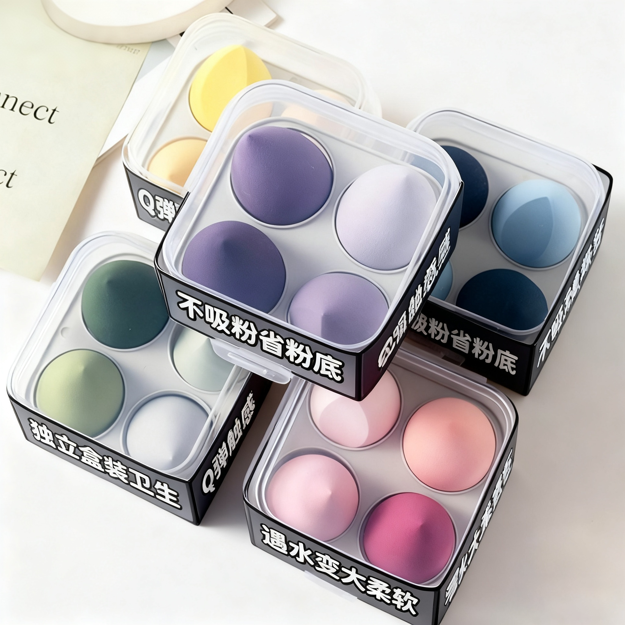 美妆蛋粉扑水滴切面干湿两用