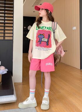 女童夏季套装2025新款