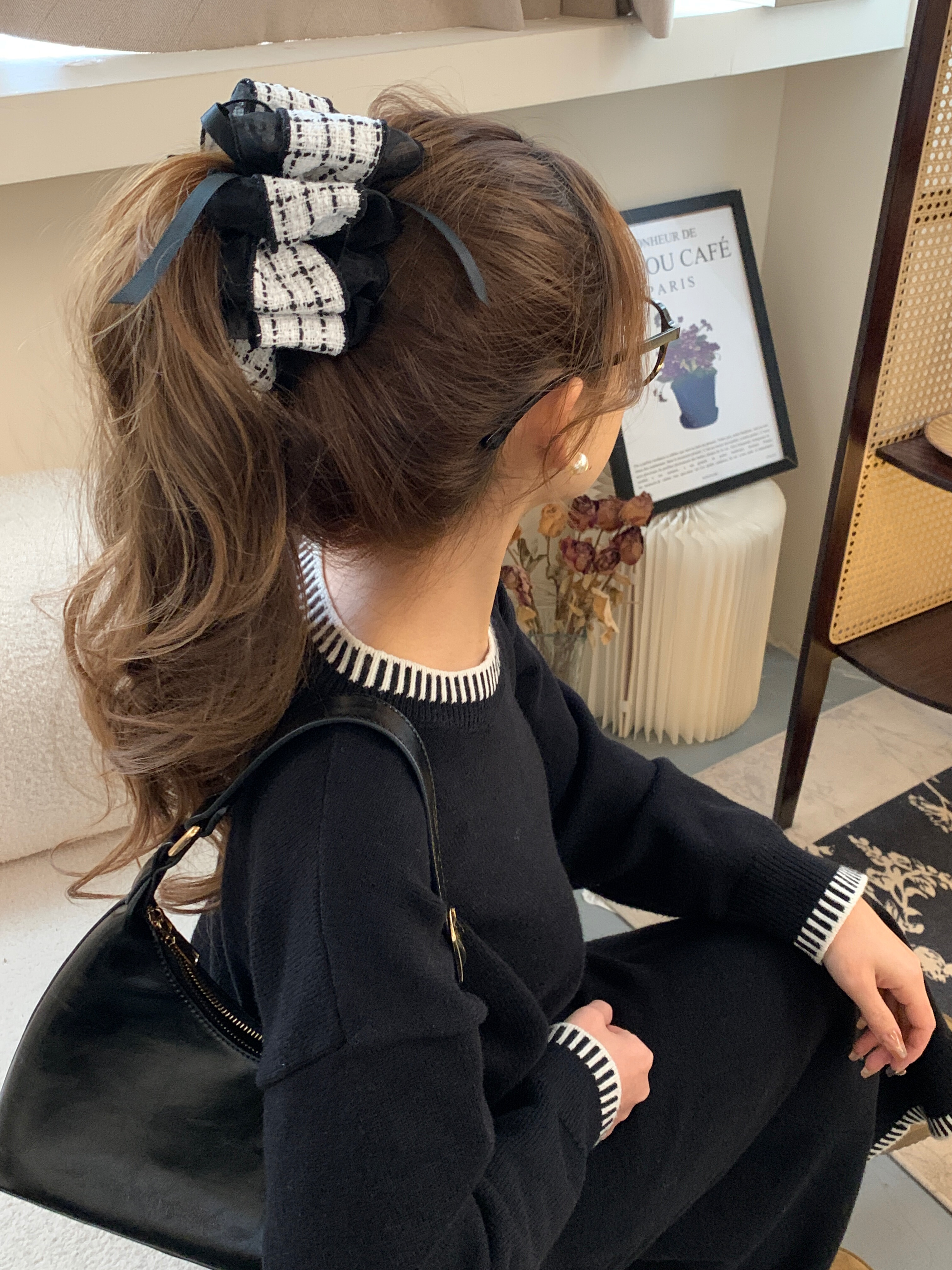 新品减10 ~韩国小香风蝴蝶结抓夹女2026新款后脑勺发夹高级感发饰,饰品/流行首饰/时尚饰品新,发饰,淘宝优惠券,粉丝福利购,淘宝优惠卷