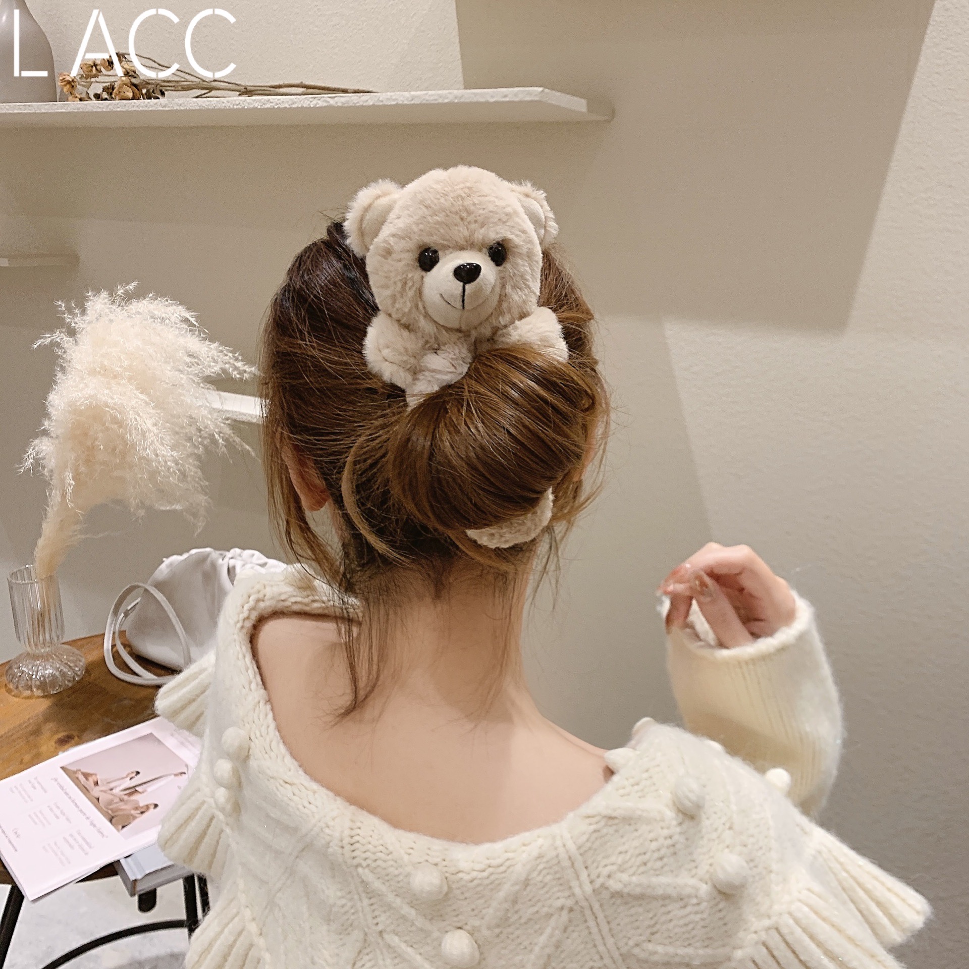 韩国东大门兔子早春新款头绳发圈