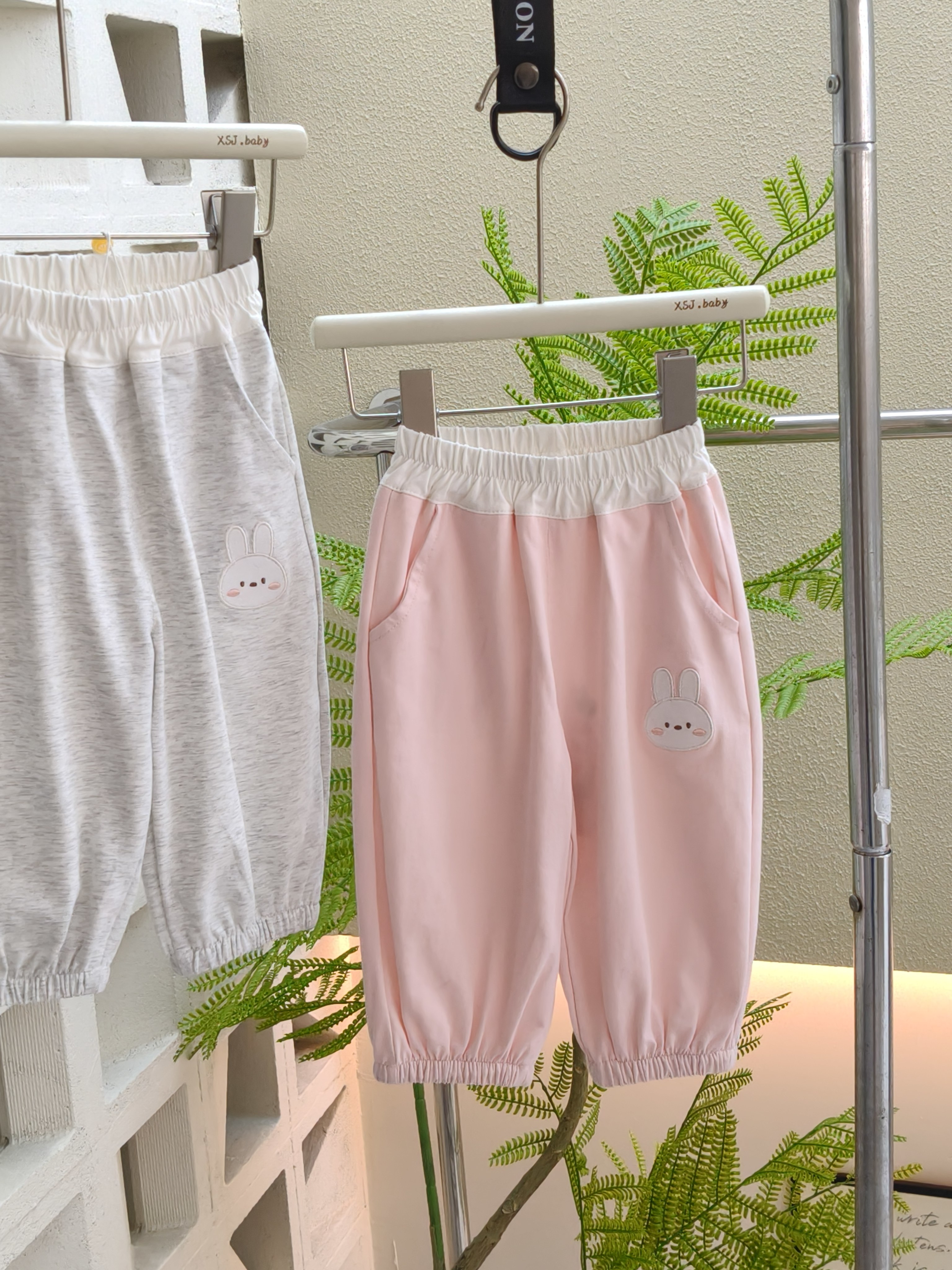 小沈家婴幼儿童装夏季新款女童裤子夏季新款儿童夏装薄款休闲裤