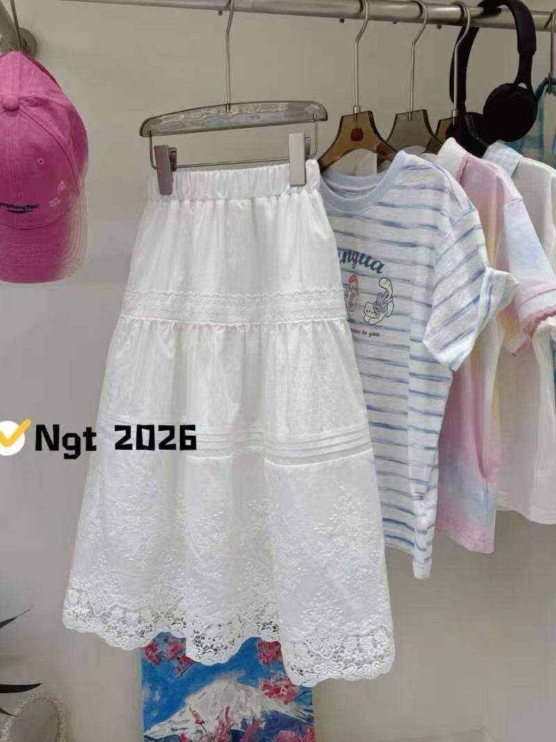 南瓜田女童夏季半身裙中大童夏款半裙儿童夏款裙子断码特价