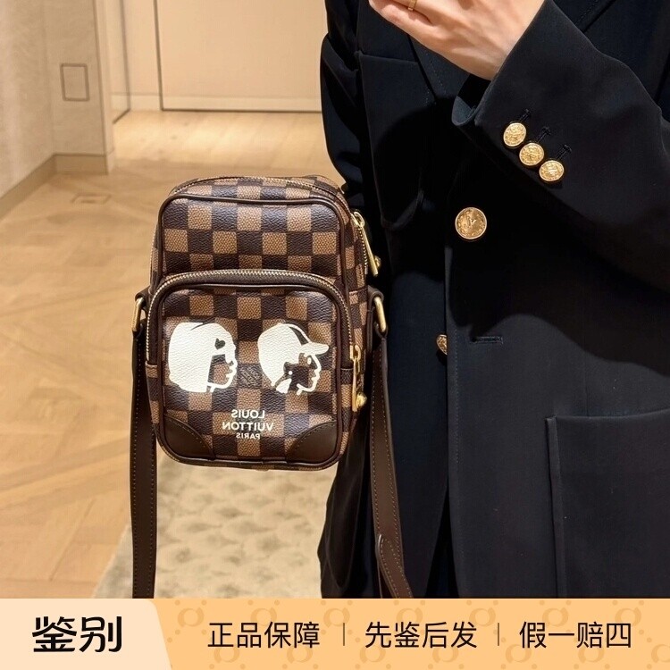 奢店 2025新款 LV/路易威登 x NIGO 菲董联名AMAZONE 手袋 N40768
