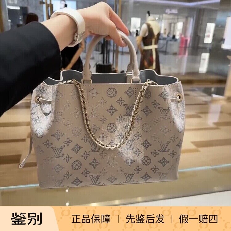 新款奢店代购 2024 LV/路易威登 BELLA TOTE 海盐系列手袋 M12127